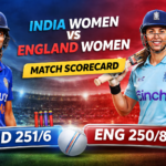 England cricket team vs india national cricket team match scorecard