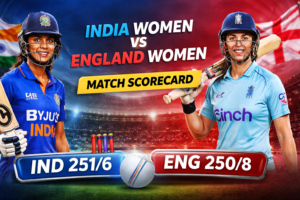 England cricket team vs india national cricket team match scorecard