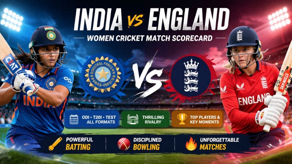 England cricket team vs india national cricket team match scorecard