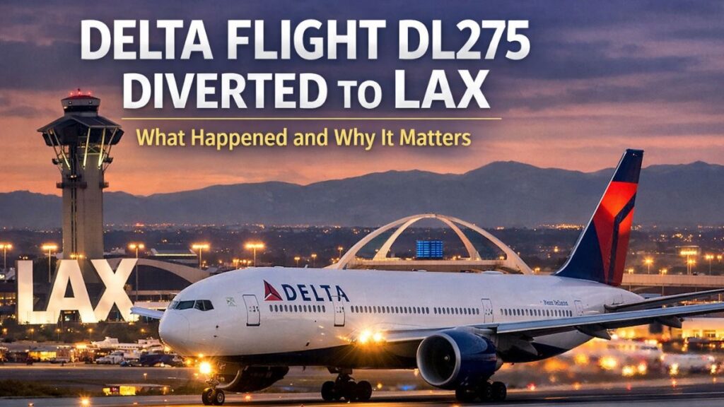 Delta flight dl275 diverted lax